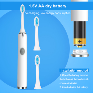 Brosse à dents électrique Sonic Version batterie brosse à dents électrique poils souples vente en gros brosse à dents électrique intelligente adulte - Product Image 5