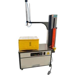 Machine d'emballage automatique verticale pour palettes, pour boîtes en mousse, cartons, boîtes en bois, cintres à vêtements, coffres métalliques et palettes - Product Image 6