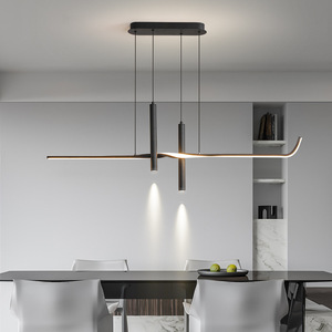 2022 Nordic Minimalist Dining Room Pendant <b>Light</b> Modern Designer Office Long Bar Table Lamp New Style <b>Chandelier</b> Pendant <b>Lights</b> - Product Image 5