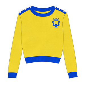 ODM de haute qualité en gros personnalisé grec lettre Logo ZP sororité B câble femmes <span class=keywords><strong>pull</strong></span> <span class=keywords><strong>avec</strong></span> perle épaule ornements - Product Image 3