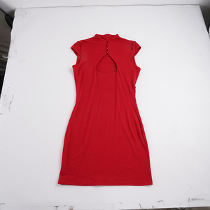 Minifalda Sexy Ajustada con Aberturas para Mujer, Color Sólido, Corte Regular, Cintura Natural, Estampado Digital, Ropa de Club, Ropa Urbana - Product Image 2