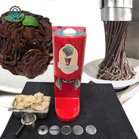 QDMECH acier inoxydable Spaghetti presse Machine à crème glacée haute capacité forme de nouilles doux servir pâtes crème glacée à vendre