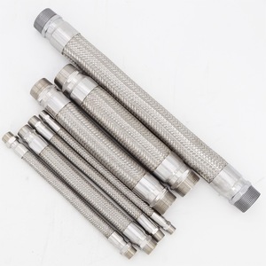 Tuyau tressé en métal Runxin DN20 1000 en acier inoxydable avec filetage extérieur pour eau, huile et vapeur - Product Image 3