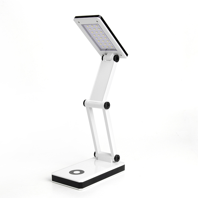 Portable Rechargeable LED Desk Lamp Eyecaring Foldable Table Lamp High Brightness Adjustable Modern Study Lamp