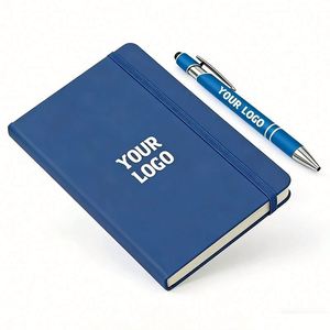 High-End A5 Fully Business Notebook 80 Inner Leather Promotional <b>Note</b> <b>Books</b> Customizable Logo - Product Image 1
