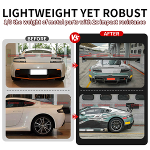Aileron arrière en fibre de carbone style GT3 pour Aston Martin Vantage, aileron arrière haute performance, aileron de piste amélioré - Product Image 3