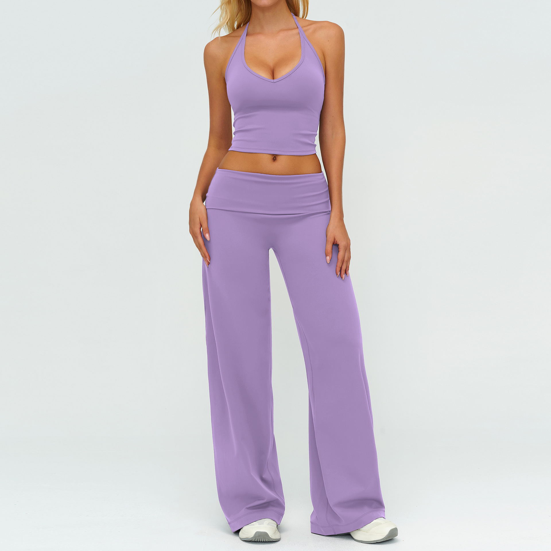 5529 vest 5529-2 pants-lilac