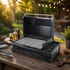 Four à pizza portable à gaz pour l'extérieur avec <span class=keywords><strong>pierre</strong></span> réfractaire, idéal pour les fêtes de supporters de football et les barbecues - Product Image 1