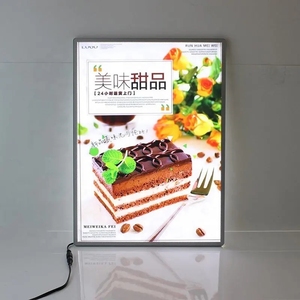 Led nhà hàng cafe thang máy trung tâm mua sắm quảng cáo hiển thị <span class=keywords><strong>lightbox</strong></span> A4 A3 A2 <span class=keywords><strong>A1</strong></span> hình ảnh nhôm hộp đèn - Product Image 6