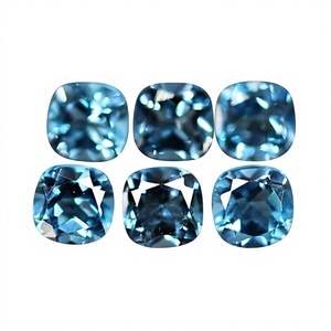 พลอยสังเคราะห์ธรรมชาติสำหรับทำเครื่องประดับอัญมณีสีฟ้าสวิส - Product Image 1