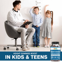 Gummies personnalisées pour la croissance en hauteur avec multivitamines et Ashwagandha pour enfants – Complément alimentaire quotidien à base de plantes