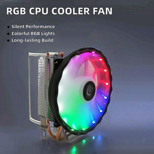Hiệu suất cao 90mm & 120mm RGB <span class=keywords><strong>CPU</strong></span> làm mát người hâm mộ lga1700 1200 tùy chỉnh 2 heatpipe mát với 3pin giao diện cho máy tính trường hợp - Product Image 3
