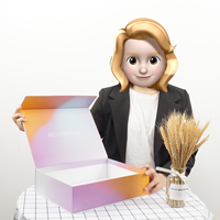 Boîte de papier en carton Cartons Boîte d'emballage pliable extra large Boîtes cadeau rigides écologiques blanches imprimées avec logo personnalisé