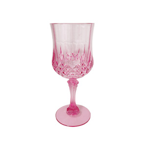 Verre à vin transparent réutilisable en plastique de 8 oz avec pied, gobelet incassable pour fête, mariage, barbecue en plein air - Product Image 6