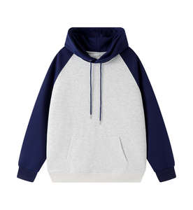 Sudadera con Capucha y Cremallera Personalizada para Hombre, Unisex, Venta al por Mayor, Estilo Holgado, Hombros Caídos, Gruesa para Invierno, Bordado 3D, Color Sólido - Product Image 1