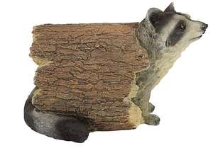 <span class=keywords><strong>Bandit</strong></span>-estatua de Animal de jardín de mapache, 10 pulgadas, poliresina, a todo Color, escultura de Animal, ornamento, decoración - Product Image 3