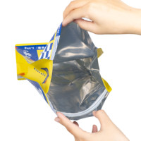 Emballage personnalisé pour aliments pour animaux de compagnie (chiens et chats) de 500 g à 5 kg, sac à soufflet latéral, fermeture éclair à huit côtés, jetable, BOPP Mylar, pour gommes à mâcher, lait, stockage
