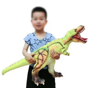 Large PVC Cotton Vinyl Big Stuffed Plastic Soft Rubber Dinosaur Toy