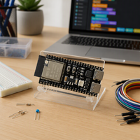 Kit Pembelajaran Papan Pengembangan Microbit Baru dengan Konektivitas USB, Pemrograman Grafis Python, STEM Maker, Set Eksperimen Elektronik