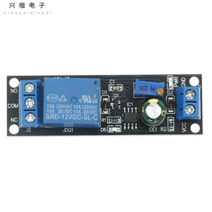 Xingkai dianzi โมดูลรีเลย์12V ตัวจับเวลา10A ดีเลย์สวิตช์เดี่ยวมีเสถียรภาพสำหรับรถยนต์1-10วินาที - Product Image 3