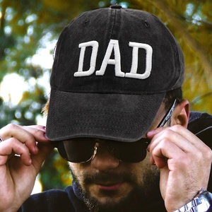 หมวกเบสบอลปักลายตัวอักษร DAD & MOM แบบยูนิเซ็กซ์ - หมวกกีฬาตกปลาสำหรับกิจกรรมกลางแจ้ง ปักโลโก้ได้ตามต้องการ ผ้าฝ้าย 100% สไตล์สปอร์ต - Product Image 6