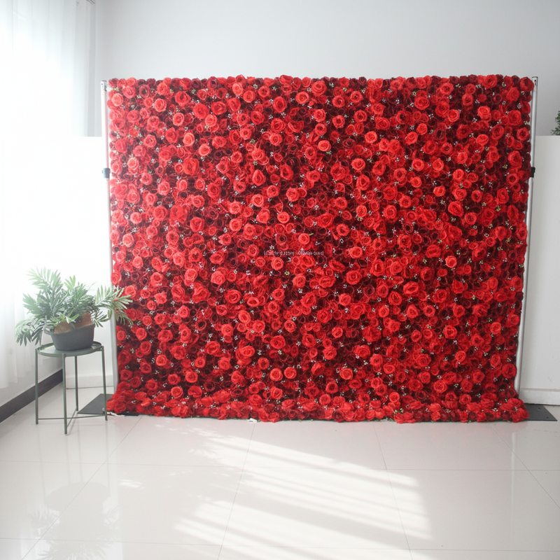 Hanging Flower Wall Decoration Red Oem