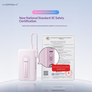 Batterie de téléphone sans fil magnétique promotionnelle certifiée CE Rohs FCC 5000mAh Charge rapide Banque d'alimentation d'urgence - Product Image 4