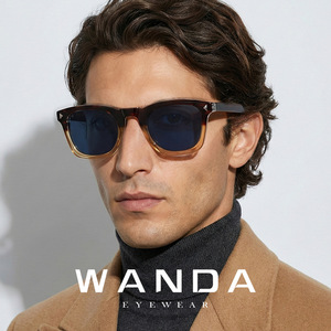Wanda Fashion Lunettes de soleil rectangulaires à monture complète polarisées UV400 unisexe protection solaire s31243 - Product Image 5