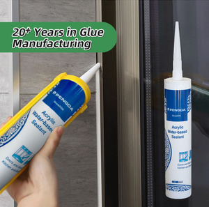 Mastic silicone acrylique transparent OEM, prix de gros, mélange acrylique, mastic silicone - Product Image 2