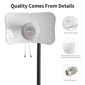 Venta caliente 4G 5G Antena Red celular al aire libre Largo alcance 1710-4200MHz Banda completa Alta ganancia 22dBi Antena de comunicación - Product Image 6