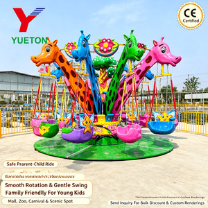Columpio de Dibujos Animados para Parque de Atracciones, <span class=keywords><strong>Silla</strong></span> Voladora de Jirafa para Niños, Carrusel de Animales, Sillas Voladoras en Venta a Precio Económico - Product Image 3