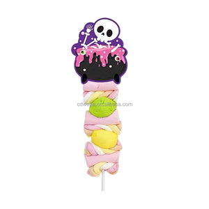 3D Halloween Hộp Quà Tặng Marshmallow đường thấp 0 chất béo Marshmallow Lollipop 40g kẹo ngọt thanh - Product Image 3