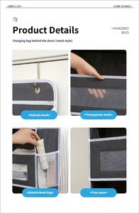 Organizador de tela colgante personalizado para puerta, organizador de juguetes para niños, organizador de despensa para colgar sobre la puerta - Product Image 6