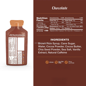 100% Tự Nhiên Sô Cô La Sức Mạnh Năng Lượng Gel Thạch Năng Lượng Stick Với Trái Cây Thực Axit Amin Chất Điện Chế Độ Ăn Uống Quả Việt Quất - Product Image 3