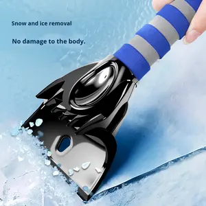 OEM/planche de déneigement de <span class=keywords><strong>voiture</strong></span> rétractable deux en un grattoir de <span class=keywords><strong>givre</strong></span> de verre rétractable et brosse à neige outil de grattoir à glace rétractable - Product Image 4