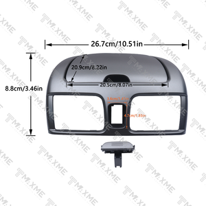Für 2004-2010 Nissan Sunny Eisengrau Lüftungsgitter Klimaanlagen-Bedienfeld Armaturenbrett Auto-Zubehör OE 68260-5M002 - Product Image 3