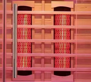 Tube chauffant à lumière rouge à spectre complet pour sauna autoportant avec télécommande, chauffage rapide et classe d'efficacité énergétique A - Product Image 5