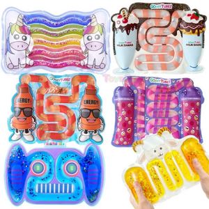 Jouets sensoriels anti-stress en tube souple coloré, jouets à presser, mini jouets mignons kawaii mochi, jouets doux écologiques - Product Image 5