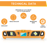 Digital Angle Ruler and Distance Meter Testing Equipment for Measuring Levels