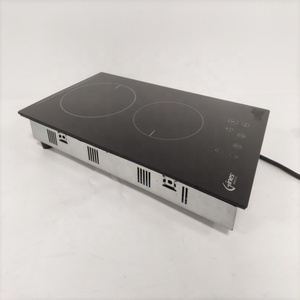 Placa de Cocina Eléctrica de Cerámica Integrada con 2 Quemadores, Temporizador y Bloqueo de Seguridad para Niños, Ensamblaje de Elemento de Placa de Cocción por Infrarrojos - Product Image 4