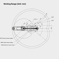 Bras de robot SCARA haute vitesse 6 kg, portée 500 mm, 4 axes pour l'assemblage et l'inspection sur ligne de production automatisée KLA500-6N