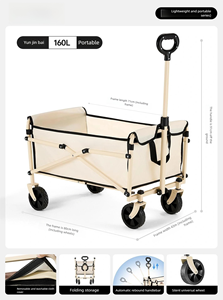 Chariot de camping portable, chariot pliant d'extérieur, chariot de livraison, chariot inclinable pour enfants, chariot de pique-nique - Product Image 5