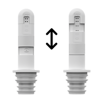 Bidet hygiénique moderne en plastique pour le camping, shattaf portable avec buse détachable pour les voyages et les toilettes