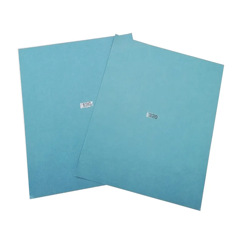 Foglio di levigatura con rivestimento bianco #100-#1000 in lattice carta lucidante a secco carta vetrata a secco di alta qualità