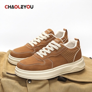 Nouvelles Chaussures Homme Printemps-Été 2026 – Baskets Décontractées Tendance, Polyvalentes, Respirantes, à Semelle Épaisse et Rehaussante, Style Skate - Product Image 5