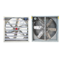 Ventilateur industriel à marteau lourd avec pales en acier inoxydable pour l'évacuation des gaz dans les bâtiments d'élevage