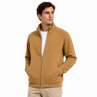 Sweat-shirt zippé premium pour homme, nouvelle collection automne-hiver 2026, en polaire épaisse et chaude, vente en gros transfrontalière