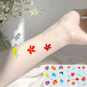 Tatuaggi Temporanei Adesivi per il Corpo con Farfalle Fluorescenti, Impermeabili e Colorati per Bambini, Viso, Mani e Braccia - Product Image 4