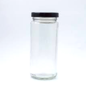 Bocal de pêche jaune 16oz 480 ML en verre rond avec <span class=keywords><strong>Lud</strong></span> en métal avec bouton de sécurité bocal de conservation de fruits en verre Maon - Product Image 2