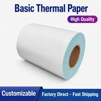 Label Termal Langsung Ekonomis 72gsm Kustom GH501 Lem Hotmelt 50g Blue Glassine untuk Label Harga Supermarket Pabrik Sumber